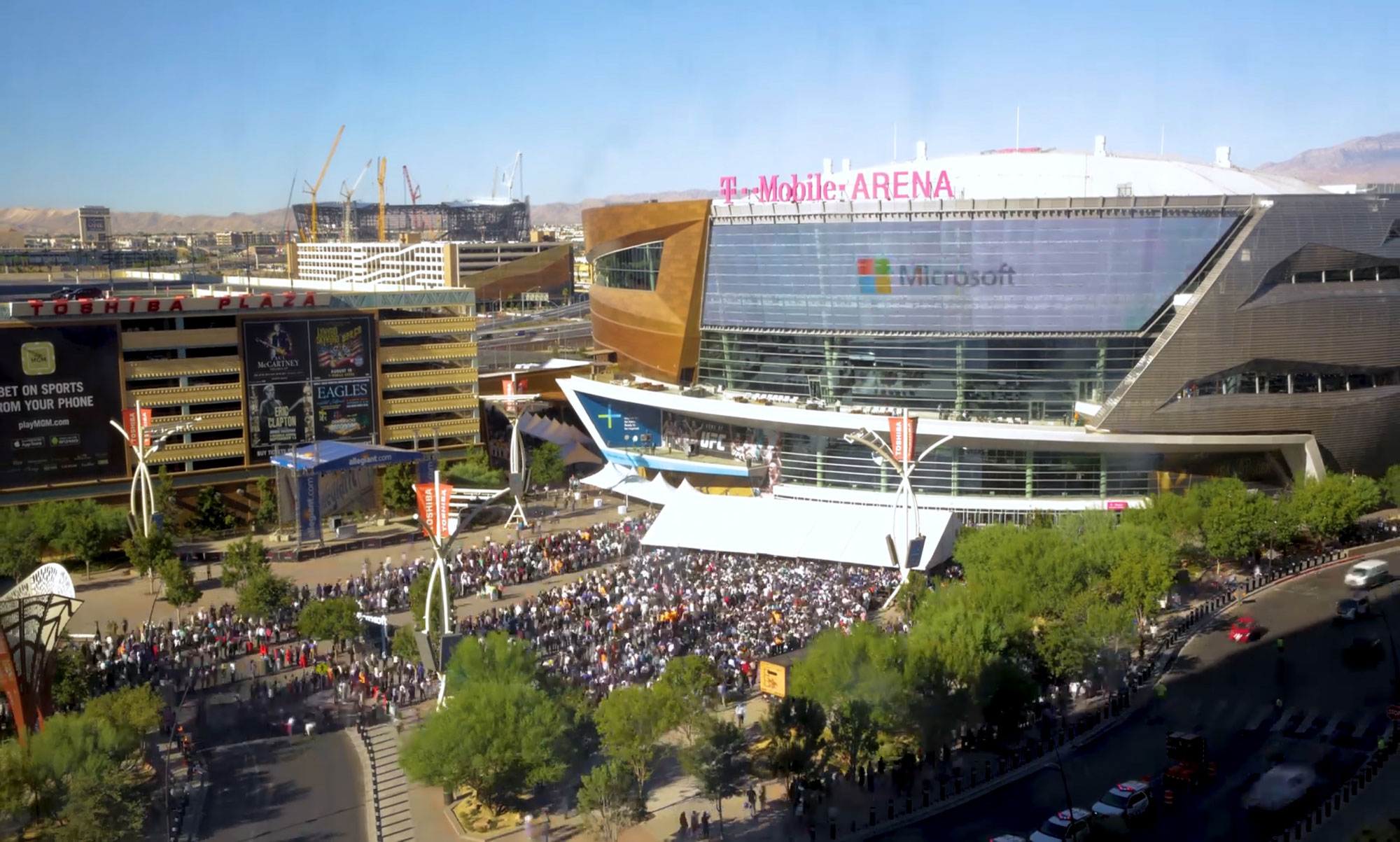 Microsoft at T-Mobile arena