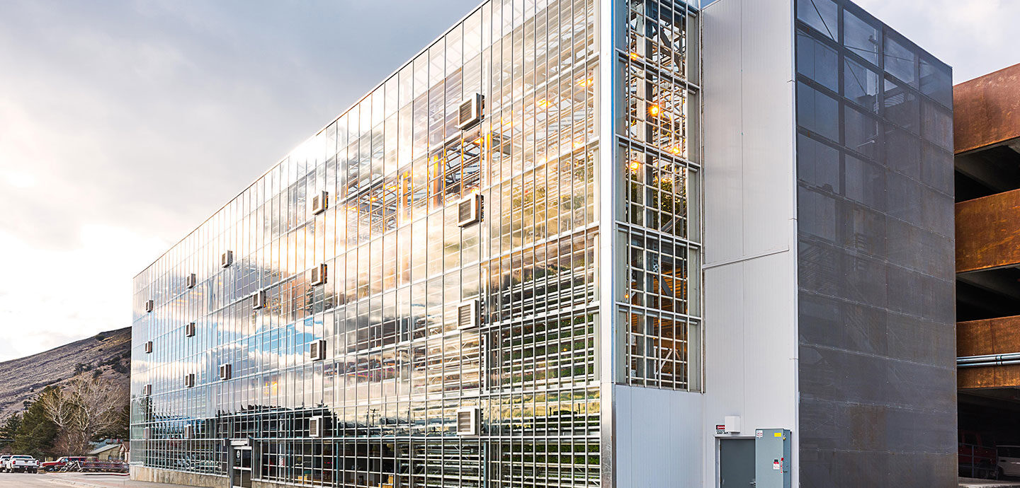 Exterior of Vertical Harvest in Jackson Hole WY